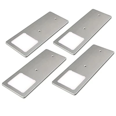 Afbeelding van kalb LED onderbouwverlichting zilver 5W zeer vlakke keukenverlichting (Set van 4, warm wit)