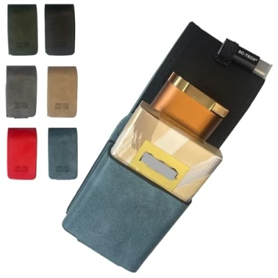 Afbeelding van GC German Couture Carry Bag Etui tas, compatibel met lotion, Hyper Pro of X2 Air tabaksverwarmer, neo/veo sticks, accessoires, beschermhoes, starterset, blauw