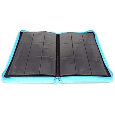 Afbeelding van Docsmagic.de Pro Player 9 Pocket Zip Album Mint 360 Card Binder MTG PKM YGO Aqua