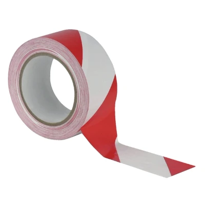 Afbeelding van Afzetlint Perel 250 meter (Rood/Wit, Rol)