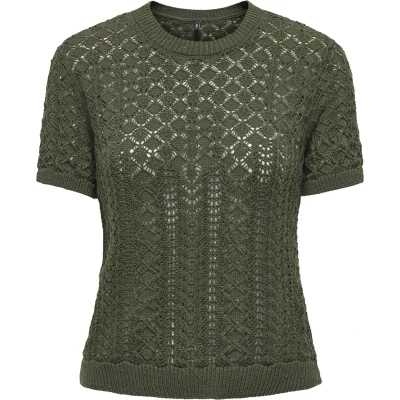 Afbeelding van Only ONLSAGA LIFE SS O NECK CC KNT Kalamata Gebreide trui XS