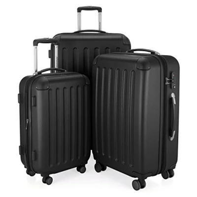 Afbeelding van HAUPTSTADTKOFFER SPREE Harde koffer, trolleykoffer, uitbreidbare reiskoffer, 4 wielen, TSA, 75 cm, 119 liter, zwart