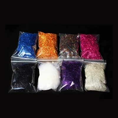 Afbeelding van Tigofly 8 packs 2 g/pak Ice DUBBING Dub Thread Wing Body Forel Nimf Fly Fishing Bindmaterialen 16 kleuren om uit te kiezen (optie 2)