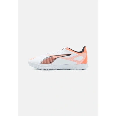 Afbeelding van Puma Ultra 5 PLAY TT Voetbalschoenen voor kunstgras, Heren, Maat: 46, White/black/glowing red Kunststof
