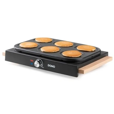 Afbeelding van DOMO DO8717P Party pannenkoekenmaker wood design