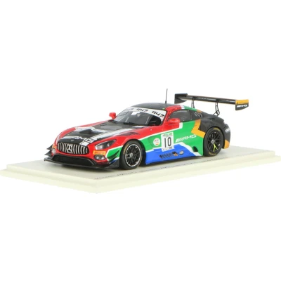 Afbeelding van Mercedes Benz AMG GT3 Spark Modelauto 1:43 2019 Yelmer Buurman / Luca Stolz Maximilian Götz SPS