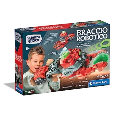Afbeelding van Clementoni Wetenschap &amp; Spel 19360, Robotarm, Mechanisch, 8 jaar, Groen, Grijs, Rood