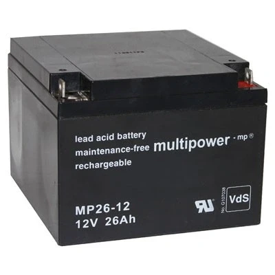 Afbeelding van Multipower MP26 12 accukabel PB 12Volt 26Ah met M5 schroefverbinding