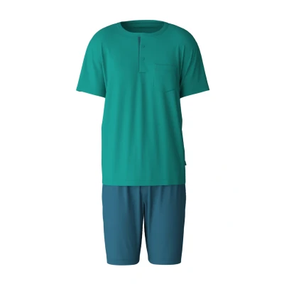 Afbeelding van CALIDA Pyjama Relax Imprint Gemusterd bovenstuk met V halslijn (2 delig)