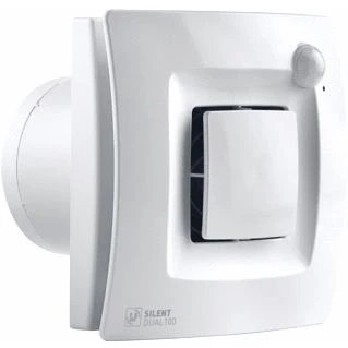 Afbeelding van Soler en palau toilet doucheventilator axiaal silent dual 300 220 240v 50 60hz re wit hxb 232x232mm 5210641100