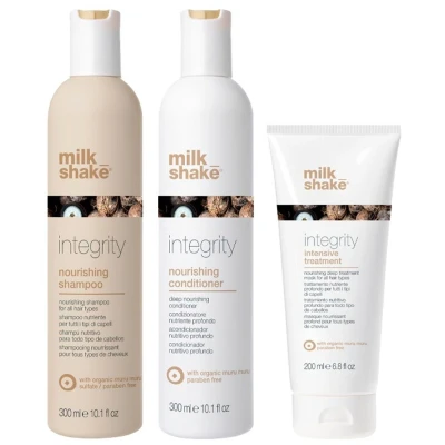 Afbeelding van Milk_Shake Integrity Nourishing Shampoo 300ml + Conditioner Treatment 200ml bundel/set/pakket