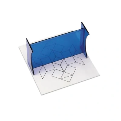 Afbeelding van Learning Resources GeoReflector Mirror. Geometry Tool, Easy Tracing Gadget, Trace Images en Shapes. Reflecties, Symmetrie Congruentie