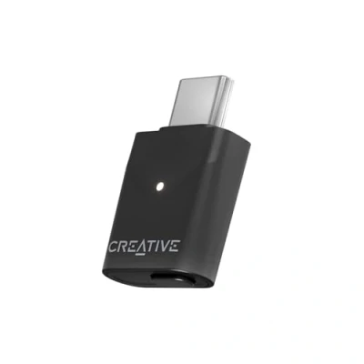 Afbeelding van CREATIVE BT W6 draadloze Bluetooth 5.4 en LE audiozender met snapdragongeluid, verliesvrije aptX, lage latentie tot 24 bits/96 kHz audio, werkt pc/Mac/gameconsoles
