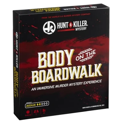 Afbeelding van Hunt A Killer Body On The Boardwalk, Immersive Murder Mystery Game Neem het op tegen de onopgeloste zaak voor een onafhankelijke uitdaging, date night of met familie en vrienden als detectives