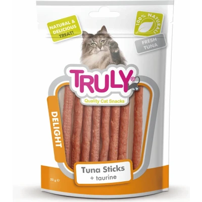 Afbeelding van Truly Cat Snacks Tonijn Sticks met Taurine 50 gr
