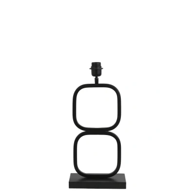 Afbeelding van Lampvoet Lutika Zwart 23x11,5x46cm