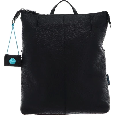 Afbeelding van Gabs Leren Vrije tijd Rugzak Edna TG Montone Pence Black Backpack Nero Zwart