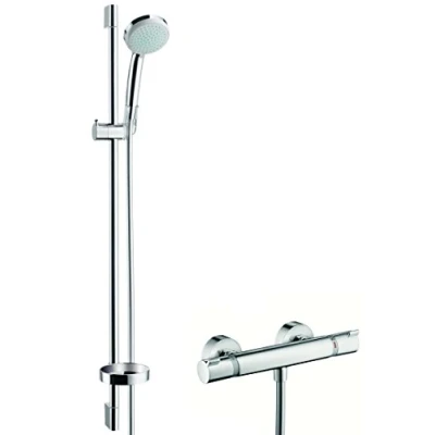 Afbeelding van Hansgrohe Croma 100 Vario Ecosmart Doucheset 90 Cm.met Ecostat Comfort Chroom