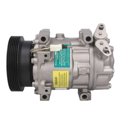Afbeelding van Compressor, airconditioning TEAMEC 8600078, gerenoveerd