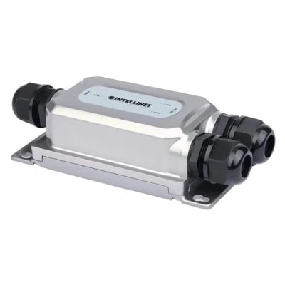 Afbeelding van Intellinet 561488 UK PoE adapter &amp; injector Gigabit Ethernet