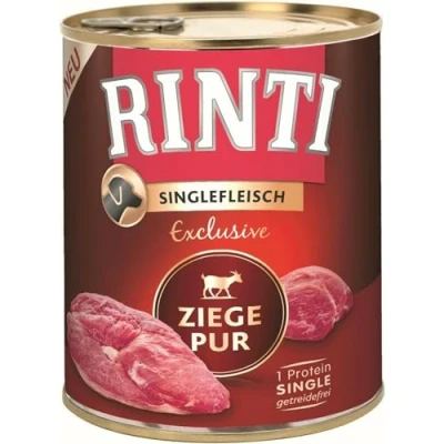 Afbeelding van RINTI Singlefleisch 6 x 800 g Hondenvoer Geit puur