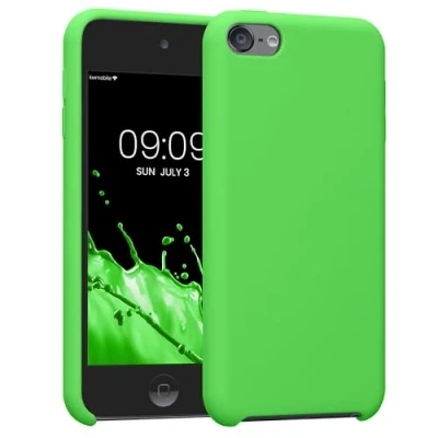 Afbeelding van kwmobile case compatibel met Apple iPod Touch 6G / 7G (6de en 7de generatie) Hoesje voor mediaspeler in limoengroen