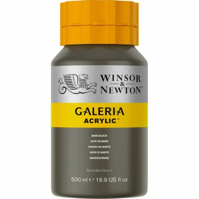 Afbeelding van Galeria 386 Acrylverf Mars Black 500ml