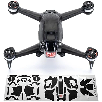 Afbeelding van Wrapgrade Main Unit Skin compatibel met DJI FPV (BLACK BUMPY CAMO)