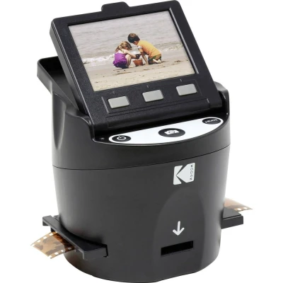 Afbeelding van Kodak SCANZA Digital Film Scanner Filmscanner 14 Mpix Doorlichtmodule, Geïntegreerd display, Digitaliseren zonder PC, TV uitgang, Super 8 films