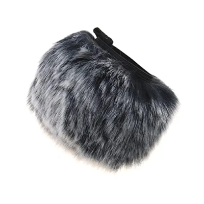 Afbeelding van Be In Your Mind Furry Recorder Voorruit Muff Vervanging Compatibel met Zoom H1n/H1 Handige Draagbare Digitale Harige Microfoon 10x7cm/3.94x2.76inch