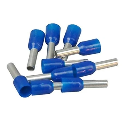 Afbeelding van Kopp 354408091 adereindhulzen met kunststof kraag, 100 stuks, 0,75 mm2, grijs 2,5mm², Stuk blauw