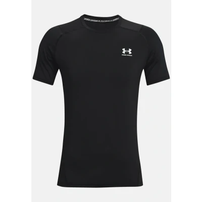 Afbeelding van Under Armour HG SS Tshirt basic, Heren, Maat: XL, Black