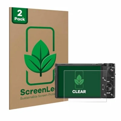 Afbeelding van ScreenLeaf Screenprotector voor Sony Cyber Shot DSC RX100 V Duurzame schermbescherming Folie Beschermfolie transparant (2 Stuks)