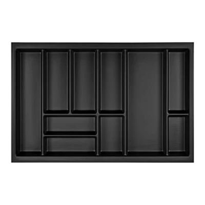 Afbeelding van Orga Box Junker SLIM Bestekinzet 725 x 476 mm lavagrijs met parel structuur vor 800 Kast Keuken passend voor SO ladesysteem