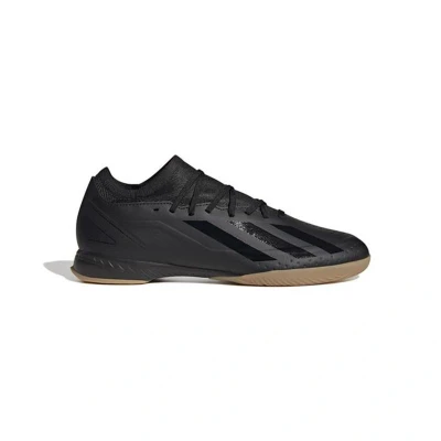 Afbeelding van adidas Performance X CRAZYFAST.3 Zaalvoetbalschoenen, Heren, Maat: 45 1/3, Core black/core black Textiel/ synthetisch