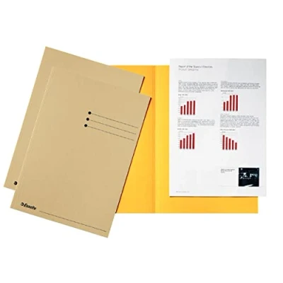 Afbeelding van Esselte dossiermap gems, karton van 180 g/m², pak 100 stuks