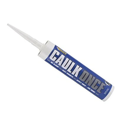 Afbeelding van Everbuild Caulk Once Premium Kwaliteit Acryl Zeer Flexibel Sneldrogend Wit 380 ml, Verpakking kan variëren