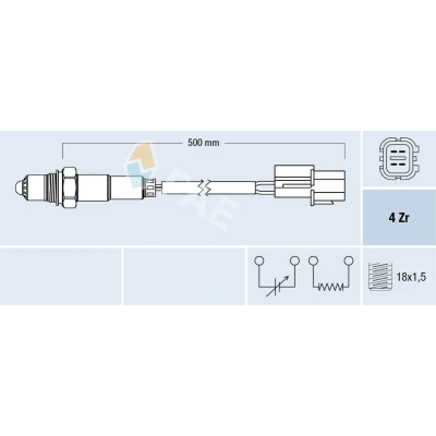 Afbeelding van Fae Lambda sonde 77344