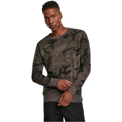 Afbeelding van Build Your Brand Camo Crewneck Pullover Sweater voor heren