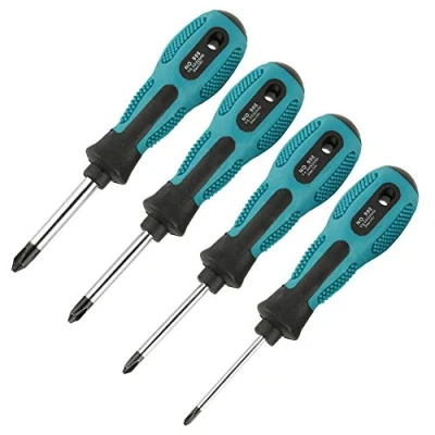 Afbeelding van 4 delige Y type schroevendraaierset Precisie met magnetisch multifunctioneel handgereedschap Chroom vanadium staal en PP