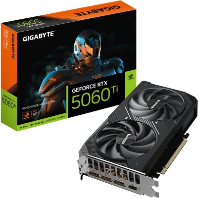 Afbeelding van VGA Gigabyte GeForce RTX 5060 TI WINDFORCE 2 MAX OC 16GB