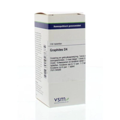 Afbeelding van Vsm Graphites D4, 200 tabletten