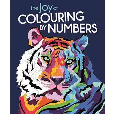 Afbeelding van the Joy of Colouring By Numbers: Complete 25 Stunning Pictures in this Book Following Number Codes to Reveal a Vibrant Palette on Every ... Can be Achieved Applying More Pressu