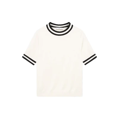 Afbeelding van Mango Tshirt print, Dames, Maat: Medium, Off white