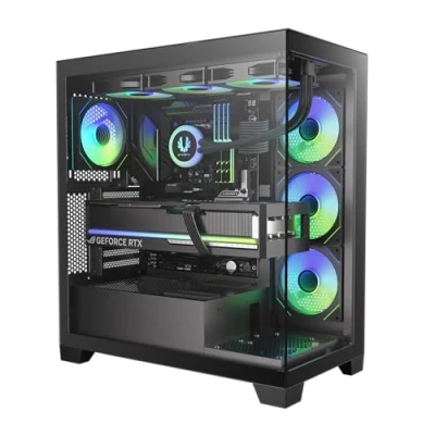 Afbeelding van BitFenix CETO Premium Edition Panorama pc behuizing (zwart)