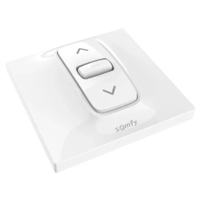 Afbeelding van somfy 1870881 bedrade vaste standenschakelaar voor Inis gemotoriseerde rolluiken of jaloezieën Om 1 motor te bestellen,Wit