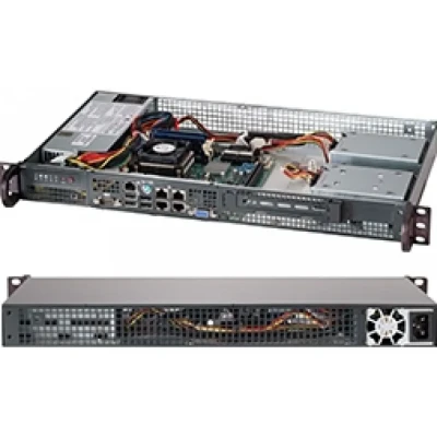 Afbeelding van Supermicro CSE 505 203B server barebone Rack (1U)