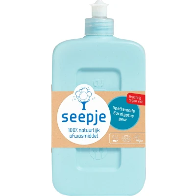 Afbeelding van 8x Seepje Afwasmiddel Spetterende Eucalyptus 500 ml
