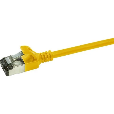 Afbeelding van LogiLink Slim U/FTP netwerkkabel Geel 0,3 m Cat6a (STP)