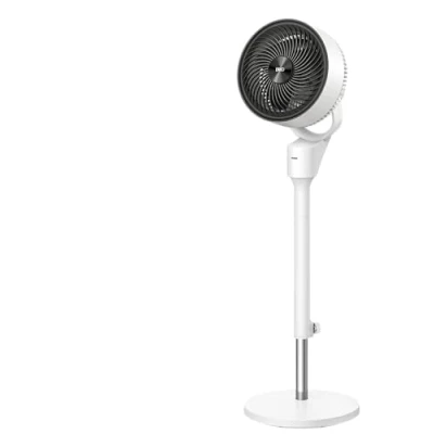 Afbeelding van Dreo Stille staande ventilator, 1444 m3/u luchtvolume oscillerende 3 standen, 6 uur timer, torenventilator met afstandsbediening, luchtcirculatie in minuten voor slaapkamer, geurfunctie